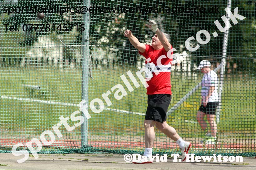 Hammer, North East Masters Champs, Monkton Stadium,  Jarrow. Photo: David T. Hewitson/Sports for All Pics